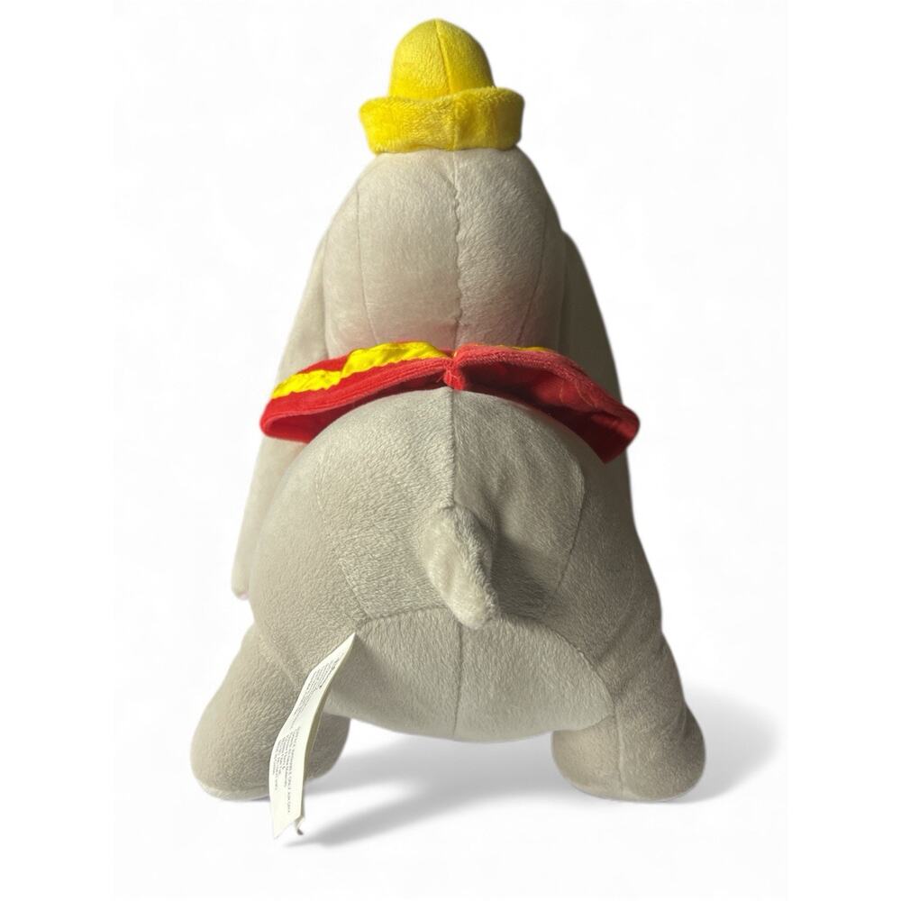 Disney Dumbo Plush Toy – Gray Elephant with Hat & Collar – 10” - Picture 4 of 5